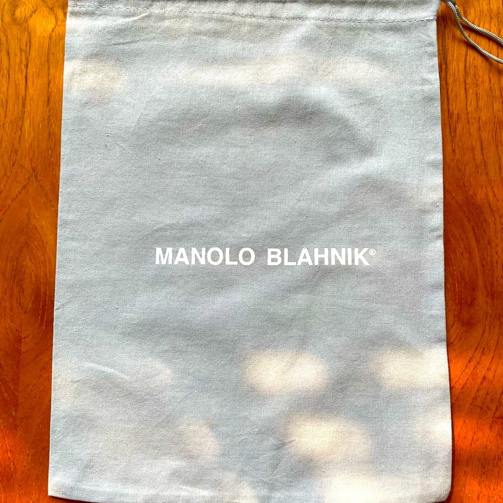 Manolo Blahnik Gray Duster Bag